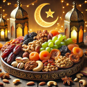 Nuts Dried Fruits and Daily Salads for Sustained Energy During Ramadan