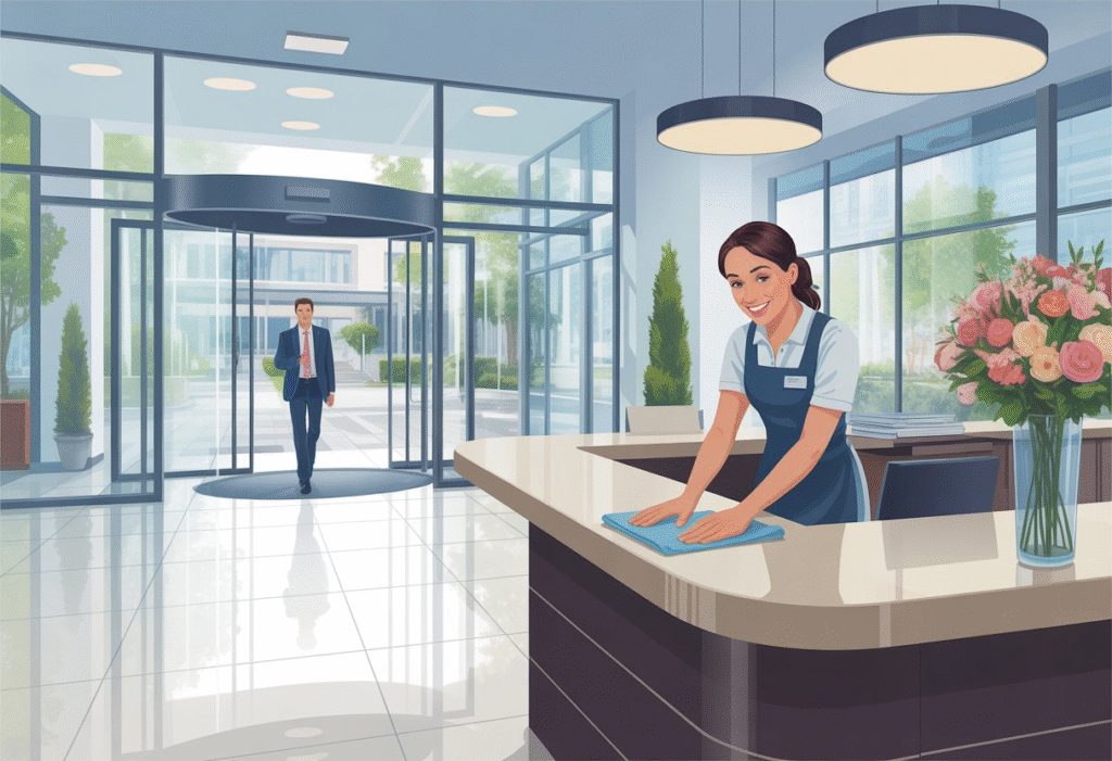 The Role of Cleaning Services in Maintaining Professional Workspaces